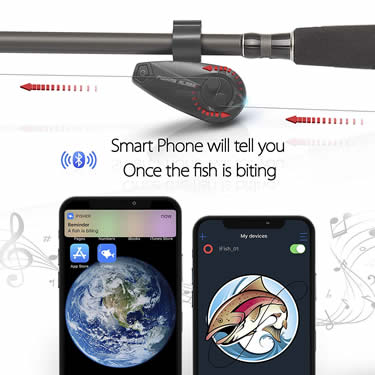 iFisher Bluetooth Smart Fishing Bait Alarm, IOT-BAIT-1
